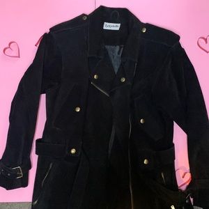 Vintage Bagatelle size small, black leather jacket